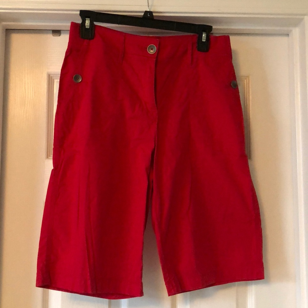Red shorts